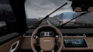 Range Rover Velar 2018 - City Car Driving | Rain Drive | Logitech G29 Steering Wheel Gameplay