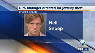 UPS manager charged with stealing jewelry in Riviera Beach