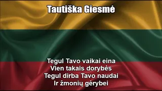 National Anthem of Lithuania (Tautiška Giesmė) - Nightcore Style With Lyrics (VERSION 2)