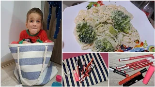 Vlog:Spaghete cu brocoli/Cumpărături dm, jumbo, New yorker, Lidl și Pepco!