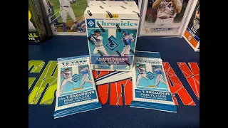 Opening 2 Value Packs and A Blaster Box Of 2022 Panini Chronicles Baseball. Few Nice Rookie Pulls!!