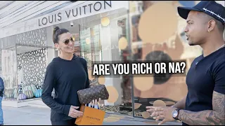 Asking Louis Vuitton Buyers What They Do For a Living?