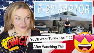 New Zealand Girl Reacts to the UNITED STATES F-22 RAPTOR 😍🇺🇸