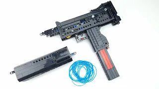 LEGO Full-/Semi-Auto MAC-10 [Select Fire - Blowback - Rubber Band SMG]