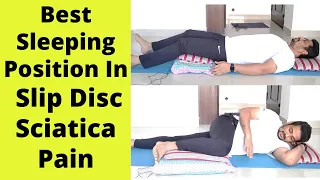 How To Sleep With Lower Back Pain | Best Sleeping Position in Slip Disc, Sciatica Pain, Lowback Pain