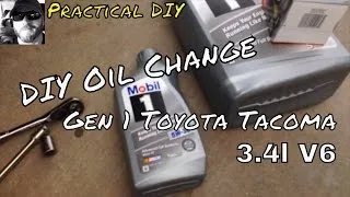 Oil Change Tacoma 1995-2004 3.4l V6