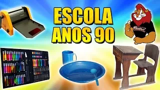 COMO ERAM OS TEMPOS DE ESCOLA NOS ANOS 90