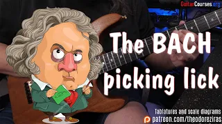 GC60 The "Bach" Picking Lick | Guitar Picking Lesson