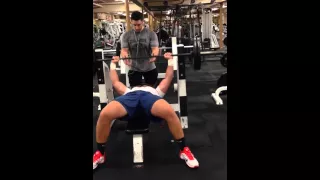 Pat Godfrey 31 reps of 225 lbs Bench