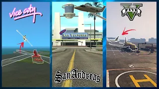 Airports Logic in GTA Games and RDR2 (Evolution)