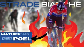 Mathieu Van Der Poel Attack at Strade Bianche!