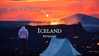 Silent Hiking & Camping at Iceland's Active Volcano