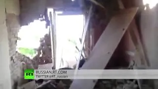 Горловка сейчас  Последствия авиаудара Украина 15 Июня 2014