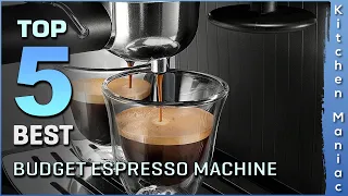 Top 5 Best Budget-Espresso-Machine Review in 2023