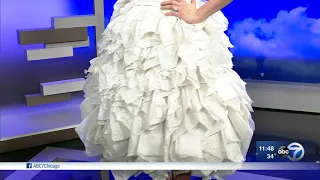 'Trashion Show' in Glencoe features fashion made of recycled material