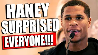 Devin Haney SURPRISED BY THE ORGANIZATION OF THE FIGHT WITH George Kambosos / Gervonta Davis - LOMA