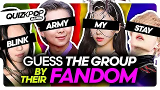 GUESS THE KPOP GROUP BY THEIR FANDOM NAME (PART 1) | QUIZ KPOP GAMES 2022 | KPOP QUIZZES