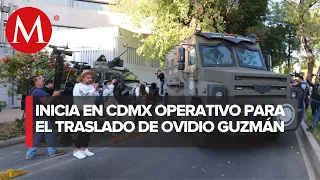 Convoy de la FEMDO estaría trasladando a Ovidio Guzmán al Altiplano