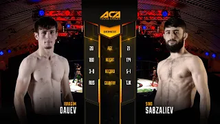 Ибрагим Дауев vs. Сино Сабзалиев | Ibragim Dauev vs. Sino Sabzaliev | ACA YE 24