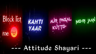 Attitude Shayari Collection Legend Shayari #shayari