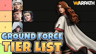 Warpath - Ground Force Officer Tier List + HUGE News | (March 2024)