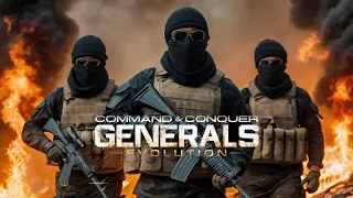 Generals Evolution Gameplay  | GLA The power of rocket launchers  1 vs 1 Brutal Gameplay