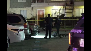 3 teens shot by masked gunman while sitting on curb at SE Houston apartment complex, police say