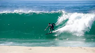 Surfing INSANE Shorebreak in San Diego