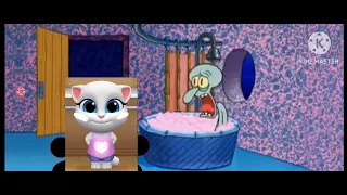 Talking Angela Drops By Squidward’s House