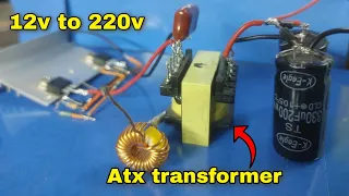 How to make a simple inverter from old smps 12v to 220v AC.