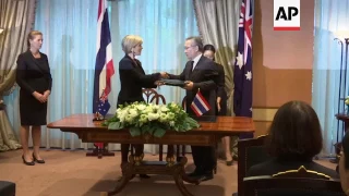 Thai FM welcomes Australian counterpart