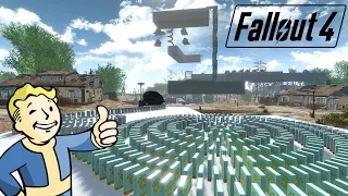 BEST CONTRAPTION YET? - Fallout 4 Epic Domino Track Contraption