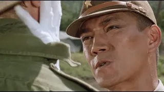 Merry Christmas, Mr. Lawrence (1983) by Nagisa Ōshima, Clip: Celliers kisses Yonoi on each cheek