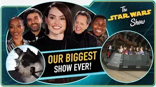 The Rise of Skywalker Cast, Galaxy's Edge, Giant Screen Gaming and Adorable Animals, Oh My!