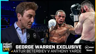 George Warren reacts to an incredible Fight of the Year between Artur Beterbiev and Anthony Yarde 🥊