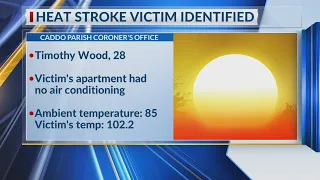 Shreveport man dies of heat stroke in Allendale home