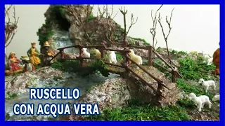 DIY - COME FARE UN RUSCELLO CON ACQUA VERA PER PRESEPI MODELLISMO E DIORAMI - Facilitato