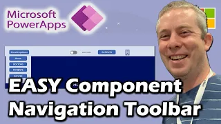 Reusable Navigation Toolbar Component FAST in Power Apps