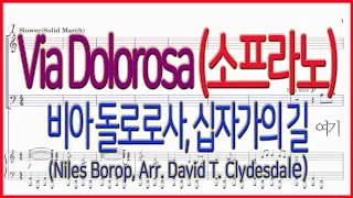 [소프라노] Via Dolorosa 비아 돌로로사 (Niles Borop, Arr. David T. Clydesdale) / 죽음의 거리, 십자가의 길, 고난의 길, 고난주간 찬양