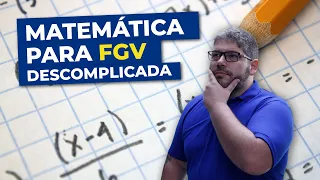 Matemática para FGV - Resolvendo exercícios