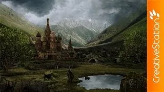 Moscow 500 years ago - Speed art ( #Photoshop CS5 ) | CreativeStation