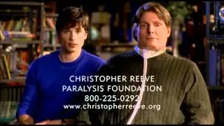 Tom Welling & Christopher Reeve in Smallville