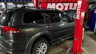 Замена масла в АКПП Mitsubishi Pajero Sport 2 V5a51