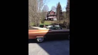 Driving the '69 Deville convertible