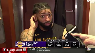 Anthony Davis on Facing Nuggets in the First Round, Full Postgame Interview