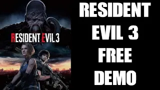 RESIDENT EVIL 3 Remake FREE "Raccoon City Demo" PS4 Gameplay