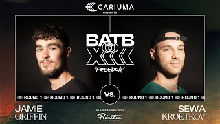 BATB 13: Jamie Griffin Vs. Sewa Kroetkov - Round 1: Battle At The Berrics Presented By Cariuma
