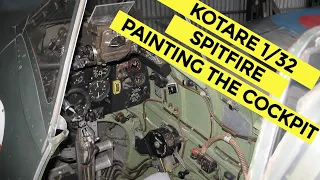 Kotare 1/32 Supermarine Spitfire Mk 1a - Painting the Cockpit