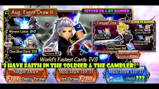 DFFOO[GL] "I have faith in the Soldier & the Gambler!" Setzer FR & BT banner/Cloud FR banner