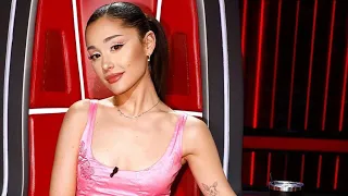 try not to smile with ariana grande // the voice edition